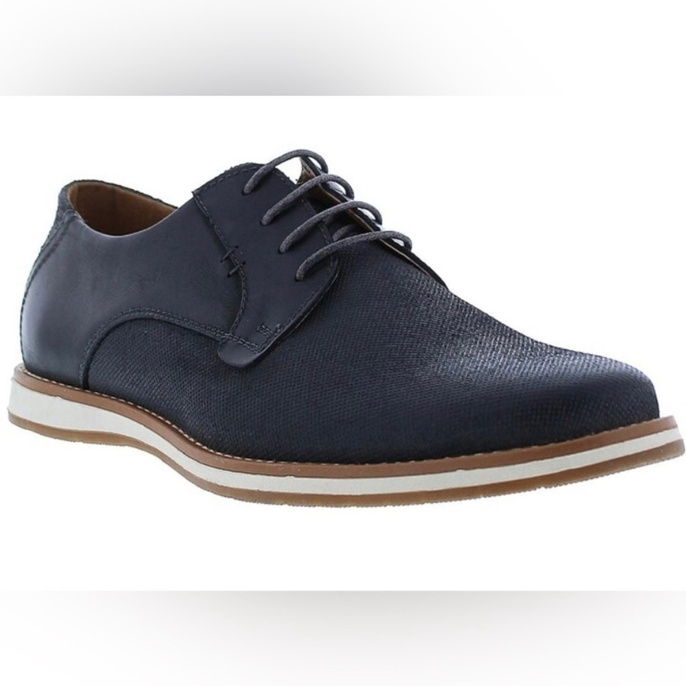 ZANZARA Blaze Leather Canvas Derby Size 12 Color‎ Black NWOB